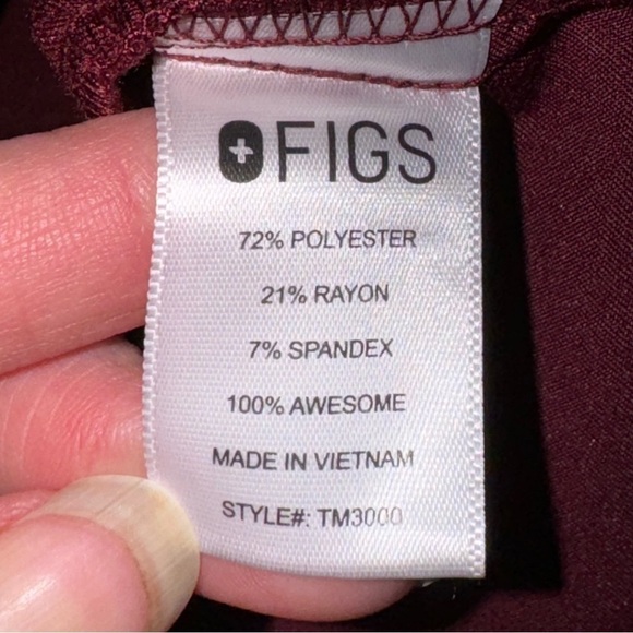 FIGS Technical Collection V-neck Short Sleeve Scrub Top Men’s Size XXL - Picture 7 of 7